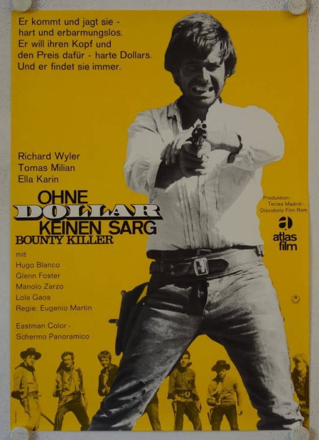 The Bounty Killer original release german movie poster